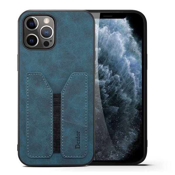 Blue Denior Apple iPhone 11 Pro Max Leather Case Blue Denior Apple iPhone 11 Pro Max Leather Case